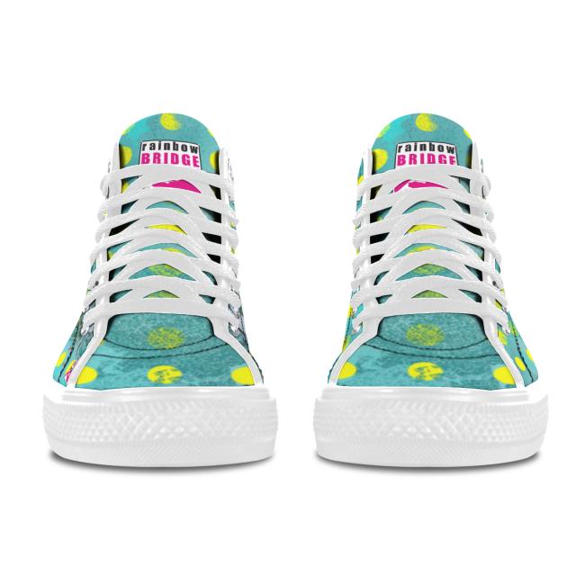 Preview: Sneaker mit Hundemotiv Eddy - Turnschuh, Sportschuh, bunt, Unisex, Grösse 36-46, Mischling, Mix, deutscher Schäferhund